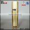 cosmetic triangle shape gold 15ml acrylic lotion bottle