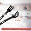 New as seen on tv products 2014 plastic mini fork with hole black handle