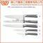 A3338R-1 Hot Sale High Quality 5pcs Stainless Steel Knife Set With Rubber Sprayed Handle