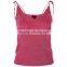 Fashion Design Scoop Neck And Back Basic Style Metal Yarn Fancy Camisole Top