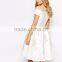 MGOO Fashion Bridesmaid Midi Dresses With Embroidery And Cap Sleeve For Young Ladies Wedding Party