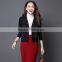 2017 Spring fashion v-neck loose official sweater in office cardigan sweater for girls