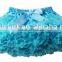 Pure Colors Fluffy Puffy Tutu Skirt Chiffon Bowknot Soft Baby Girl Mini Dress