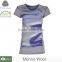 Short sleeve shirt women custom, high quality T shirt for women casual