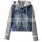 Runwaylover EY0991C 2016 High Quality Denim Women Coat & Hoodies , Women Denim Hoodies & Jacket, OEM Service