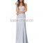 Elegant Lace Bodice Sweatheart Neck Evening Dress Floor Sweeping Fashion Evening Dress