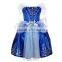 2015 wholesale  simple style white color lace girls birthday party dresses
