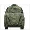 Polyester Spandex Jacket Green Army Jacket Bomber Jacket Man