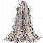 YiWu Market Fashion Custom Lady Scarf Dot Printed Scarf