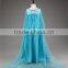 (Hot sell) Frozen Girl dress Mullet dress for Chirldren summer dress One-piece Beautiful wedding dress