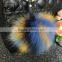 2017 Decoration Accessories Fur Pom Keychain Manufacturers Faux Fox Fur Ball
