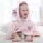 Manufacturers Wholesale China Customized 100% Cotton Baby Hooded Bathrobe
