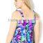 Custom Designed Womens Plus Size Clothing Tropical Tiered Tops,Ladies Tops Latest Design Printed Sport Tops