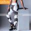 Brazilian Fashion Fitness Wear Sublimation Custom Printed Wholesale Black and White Leggings