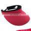Custom New Fashion Foldable CheapRed Embroidery Adults Visor Sun Hat