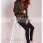 custom luxe khaki wool bomber jacket winter wholesale low price OEM