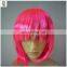 Hot Pink Cheap Short BOB Carnival Party Wholesale Synthetic Wigs HPC-0035