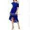 One Shoulder Women Organza Evening Cocktail Dress For formal dinner