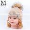 Hot Selling Beanie Striped Knit Hat Free Pattern Handmade Baby Boy Crochet Hat