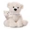 2017 Promotion Gift Custom Cute Mom And Baby Soft Stuffed Animal Toy White Plush Polar Bear