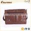 CR on time delivery guaranteed new design messenger bag brown vintage leather satchel