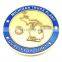 Two Sides die stamping custom military Gold Coins Medal