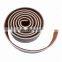 Melors Light Brown + White Color EVA Foam Marine Boat Flooring Faux Teak Strip