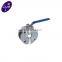 Double plate wafer type stainless steel check valve