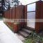 corten steel wall