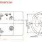 W5692  Hydraulic DC Motor 12V 1.6KW