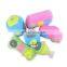Plush squeaky pet dog chew sniffing feeder bag with voices