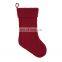 Wholesale Decorative Knit Red Christmas Socking for Christmas