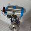 Pneumatic stainless steel ball valve Q641F-16P  Stainless steel ball valve