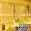 3x3 LED Christmas Fairy Lights with Remote Curtain String Lights For Room Decor Holiday Waterfall Lights