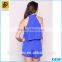High Quality Loose Fit Woven Chiffon Tiered Adult Romper