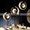Modern new crystal LED ceiling light fixture pendant lamp lighting chandelier