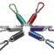 Portable mini 1 LED flashlight with keychain for promotion