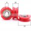 PU roller toy pulley nylon wheel caster wardrobe sliding