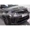 High quality car carbon fiber cover hood for Range Rover sport SVR car body parts 2018-2020