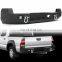 For Tacoma 2005-2015 Textured Steel Rear Bumper With LED Lights & D-rings