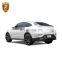 Topca car body suitable for mecedes GLC class X253 coupe carbon fiber front lip diffuser spoiler body kit