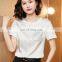 Women Fashion Loose Short Sleeve Summer Print Mulberry Silk Cotton T Shirts