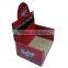 Popular design cardboard pop food warmer display counter