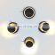 Simple 5W LED Wall Lamp 360 Rotating Bedside Lamp Modern Aluminum Square Round Wall Lamp