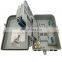 Ftth 8Core Fiber Terminal Box with plc PC ABS Gray 1*8 Fiber Distribution Box