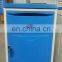 high quality hospital ABS material bedside locker with two drawers for hospital use