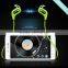 2015 hot sale flat cable different colorful bluetooth stereo earphone