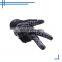 HANDLANDY Black Synthetic and Silicone Palm Mens Outdoor Work Gloves,Safety Mechanic Impact Gloves With Neoprene Cuff