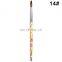 Low MOQ Oil-filled liquid flow Handle Nylon Synthetic Sable hair nail Art brush Tool Acrylic Brush Set Pens With Glitter Inside