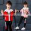 Custom brand cheap primary school Uniforms tracksuit for children wholesale unisex bulk school uniforms